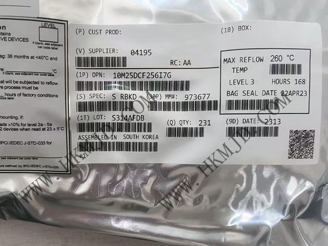 Intel 10M25DCF256I7G High Performance 450MHz Field Programmable Gate Array IC