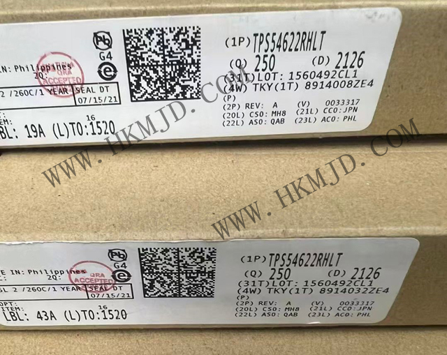 TI TPS54622RHLT Synchronous SWIFT™ Buck Converter in VQFN Package Now Available