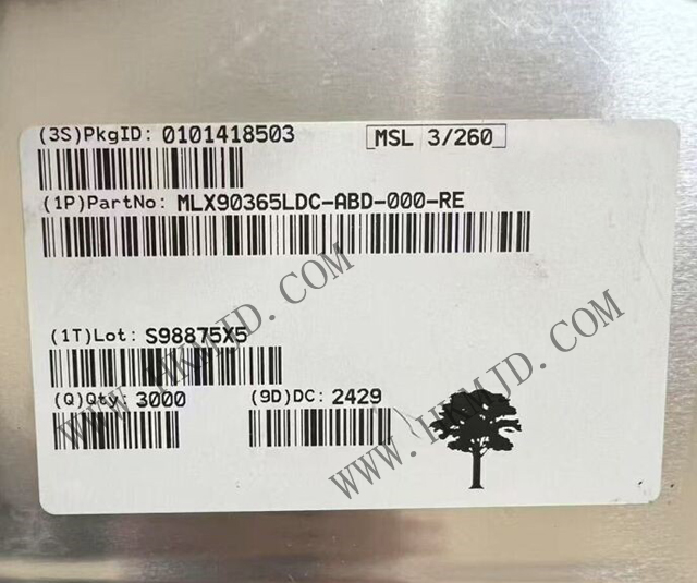 Sensor Chip—Melexis MLX90365LDC-ABD-000-RE Three-axis Position Sensor IC