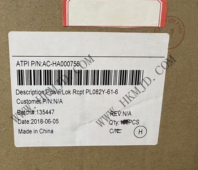 Amphenol PL082Y-61-6 Electric Vehicle Connector - 4.0mm 2-pin High Voltage Receptacle