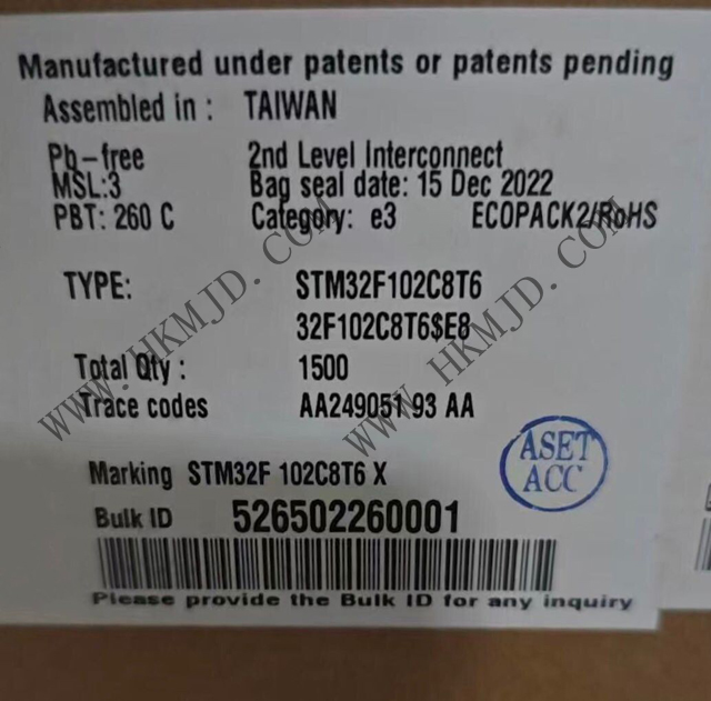 ST STM32F102C8T6 High-Performance STM32F1 Series ARM Cortex-M3 32-Bit 48MHz MCU