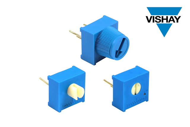 Vishay introduces its new industrial-grade 3/8-inch square single-turn cermet trimmer -- the M61