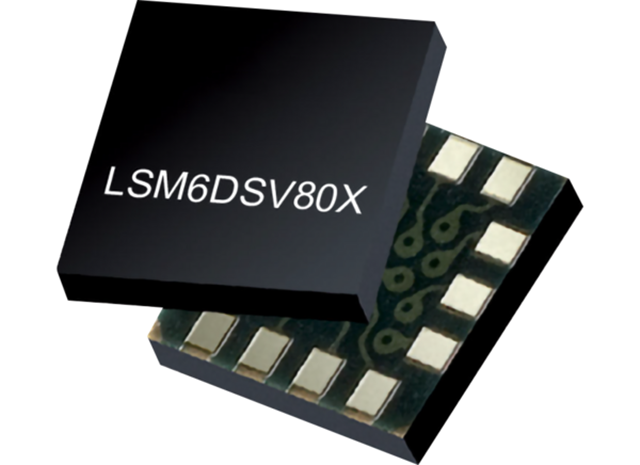 ST's new LSM6DSV80XTR-6 axis IMU, up to 80 G accelerometer