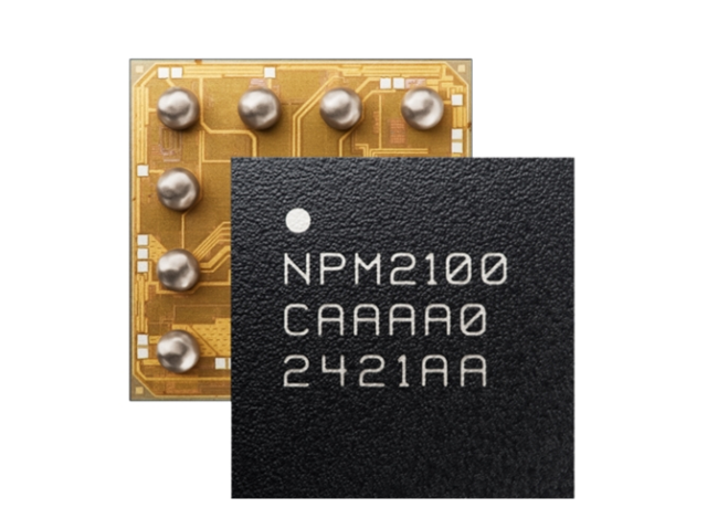 Nordic's NPM2100-CAAA Power Management IC (PMIC) for primary battery applications
