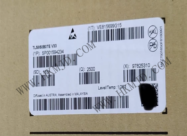 Infineon TLS850B0TE High Performance 3.3 V Low Dropout Linear Voltage Regulators