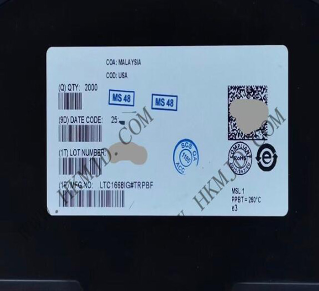 [Supply] LTC1668IG (ADI) 16-Bit, 50Msps Differential Current Output DAC