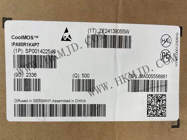 Power Transistor_IPA80R1K4P7_N-Channel_800V CoolMOS™ P7 Power MOSFET