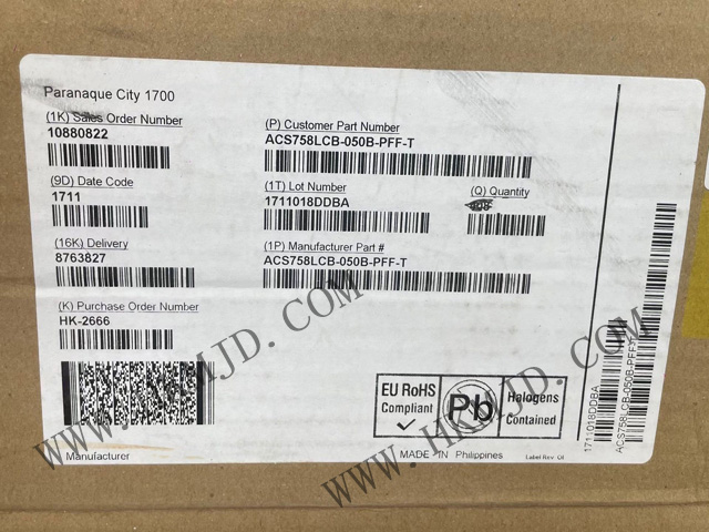 2.4kV Isolation · 120kHz Bandwidth - Mingjiada Original Supply ACS758LCB-050B-PFF-T Current Sensor