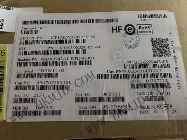 Mingjiada Electronics: Supply Marvell® 98DX3247A1-BTD4C000 Ethernet Switch Chip