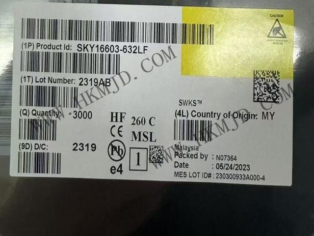 In Stock: Skyworks SKY16603-632LF 0.6-6GHz High Linearity Dual PIN Diode Limiter