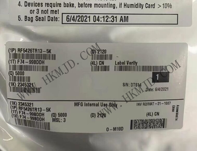 Qorvo RF5426TR13 High-Performance RF Front End Chip For Mobile Device