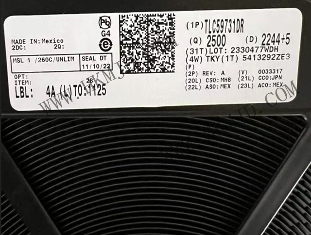 TI TLC59731DR 3-Channel 8-Bit PWM LED Driver With Single-Wire Interface