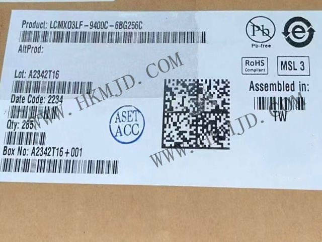 Lattice MachXO3 LCMXO3LF-9400C-6BG256C Embedded FPGA - Field-Programmable Gate Array