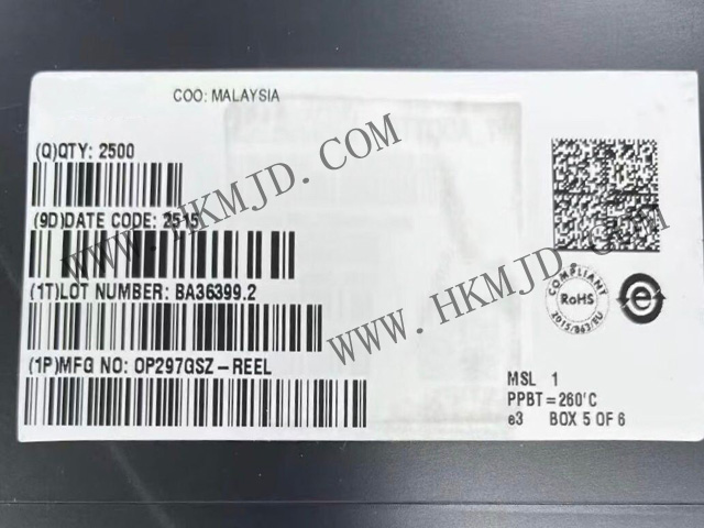 [Supply ADI Original Chips] Supply OP297GSZ Low Bias Current Precision Operational Amplifier
