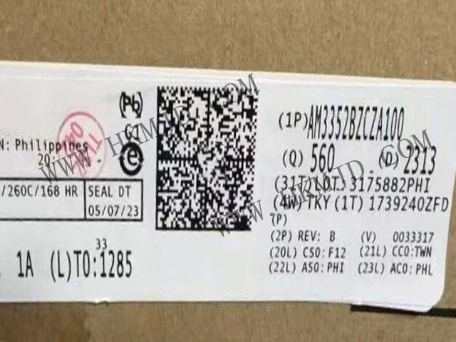 Stock Supply: TI AM3352BZCZA100: High-Performance Cortex-A8 Processor
