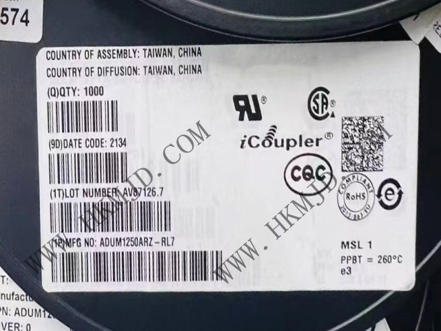 ADI ADUM1250ARZ Hot Swappable Bidirectional I2C Isolator——Mingjiada Electronics Supply
