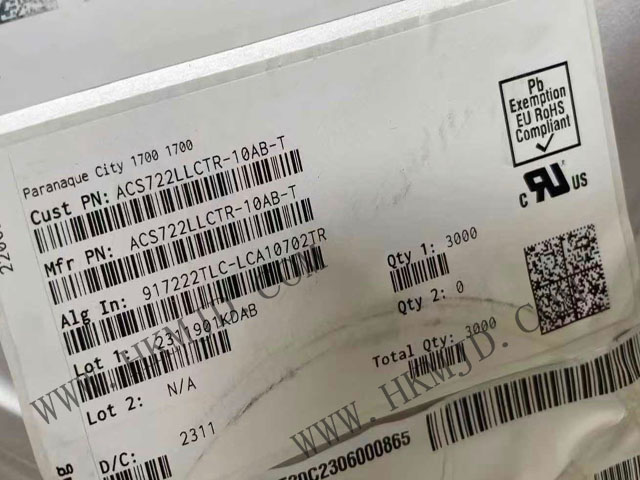 Brand-new [ACS722LLCTR-10AB-T] Allegro high-precision current-isolated current sensor IC